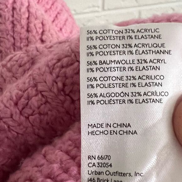 Anthropologie Pilcro Pink Cowl Neck Sweater Size Small - Picture 6 of 6